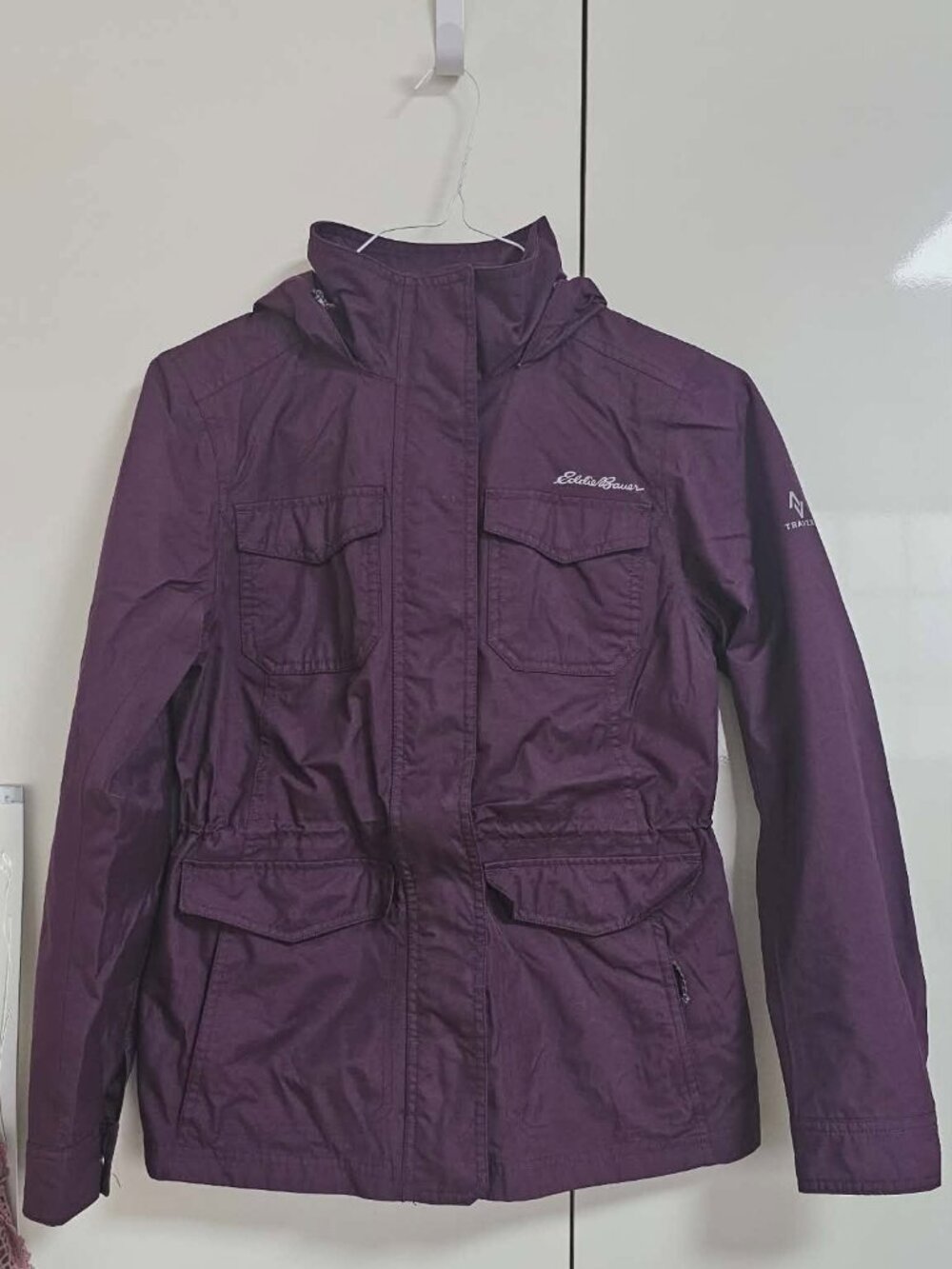 Eddie Bauer Women WeatherEdge Travex  Rain Waterproof Jacket Lightweight Size XS